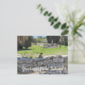 World2Celebrate: Groeten uit Tulum! Briefkaart (Staand voorkant)