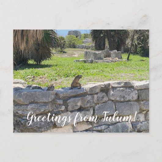 World2Celebrate: Groeten uit Tulum! Briefkaart (Voorkant)