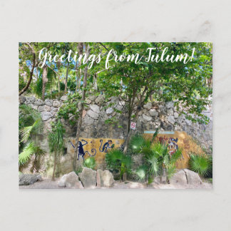 World2Celebrate: Groeten uit Tulum! Briefkaart