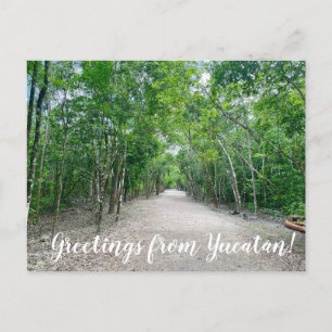 World2Celebrate: Groeten van Yucatán! Briefkaart