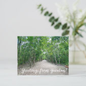 World2Celebrate: Groeten van Yucatán! Briefkaart (Staand voorkant)