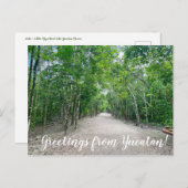 World2Celebrate: Groeten van Yucatán! Briefkaart (Voorkant / Achterkant)