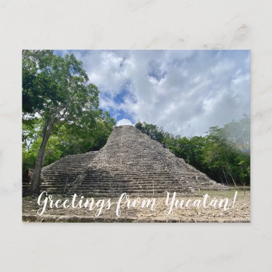 World2Celebrate: Groeten van Yucatán! Briefkaart (Voorkant)
