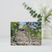 World2Celebrate: Groeten van Yucatán! Briefkaart (Staand voorkant)