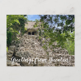 World2Celebrate: Groeten van Yucatán! Briefkaart