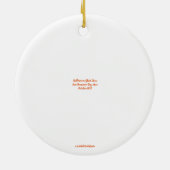 World2Celebrate: Halloween Ghost Trees Keramisch Ornament (Achterkant)