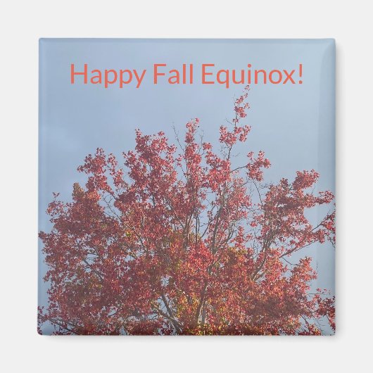 World2Celebrate: Herfst Equinox Magneet (Voorkant)