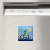 World2Celebrate: Nationale moondag Magneet (Insitu (Vaatwasser))