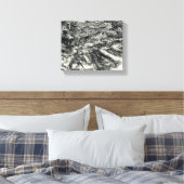 World2Celebrate: sneeuwpieken Canvas Afdruk (Insitu (Slaapkamer))