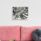 World2Celebrate: sneeuwpieken Canvas Afdruk (Insitu (Woonkamer))