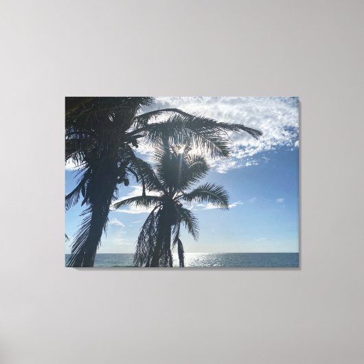 World2Celebrate: Tulum Blues Canvas Afdruk (Voorkant)