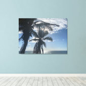 World2Celebrate: Tulum Blues Canvas Afdruk (Insitu (Houten vloer))
