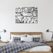 World2Celebrate: Tulum Iguana Puzzle Canvas Afdruk (Insitu (Slaapkamer))