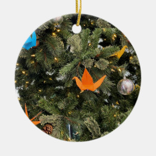 World2Celebrate: vreedzame Feestdagen! Keramisch Ornament