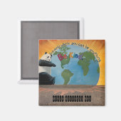 World2Celebrate: Wereldbewustzijnsdag Magneet (Voorkant / Achterkant)