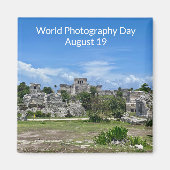 World2Celebrate: Wereldfotografiedag, Tulum Magneet (Voorkant)