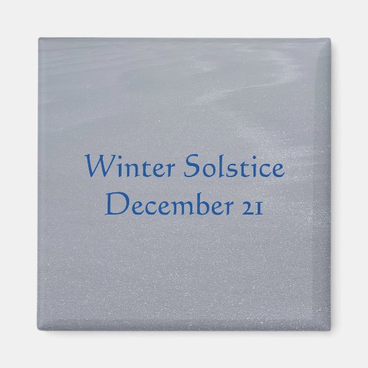 World2Celebrate: Winter Solstice Magneet (Voorkant)
