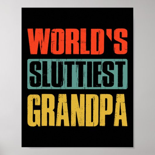 World39s slettste opa grappige vaders dag voor D Poster (Voorkant)