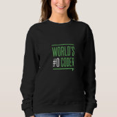 World 0 Coder Coding Programming Code Coder Humo Trui (Voorkant)