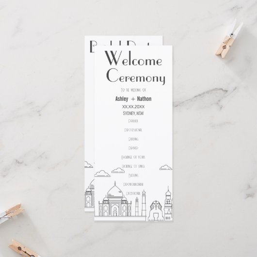 World Adventure Seven Wonder Typology Wedding (Voorkant / Achterkant in situ)