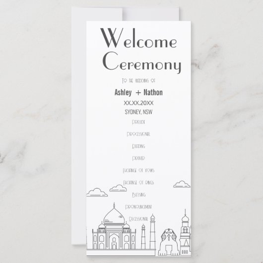 World Adventure Seven Wonder Typology Wedding (Voorkant)