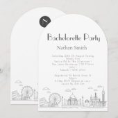 World Adventure Seven Wonder Typology Wedding Kaart (Voorkant / Achterkant)