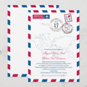 World Airmail USA & Santorini Griekenland | Bruilo Kaart (Voorkant / Achterkant)