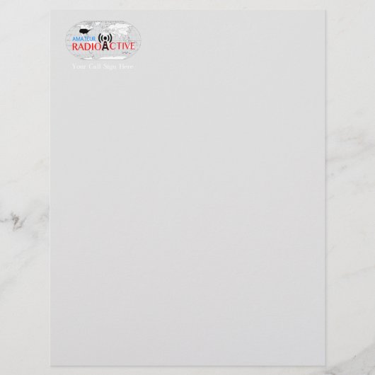 World Amateur Radio Active Briefhoofd (Voorkant)