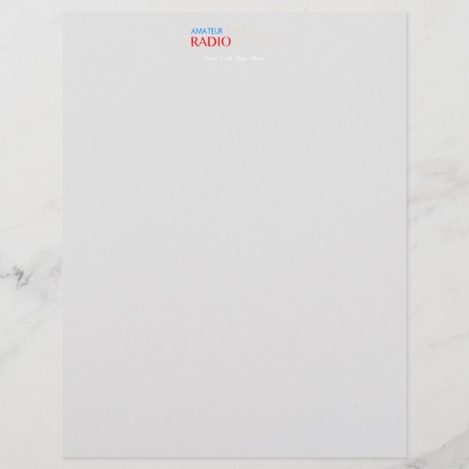 World Amateur Radio Active Briefhoofd (Achterkant)