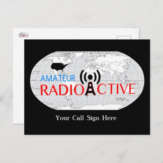 World Amateur Radio Active Briefkaart (Voorkant / Achterkant)