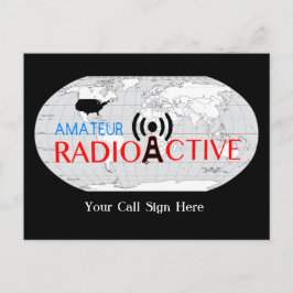 World Amateur Radio Active Briefkaart
