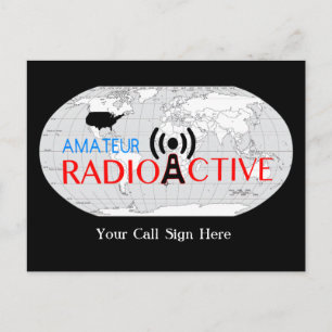 World Amateur Radio Active Briefkaart