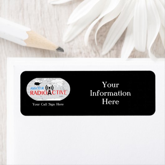World Amateur Radio Active Etiket (Insitu)