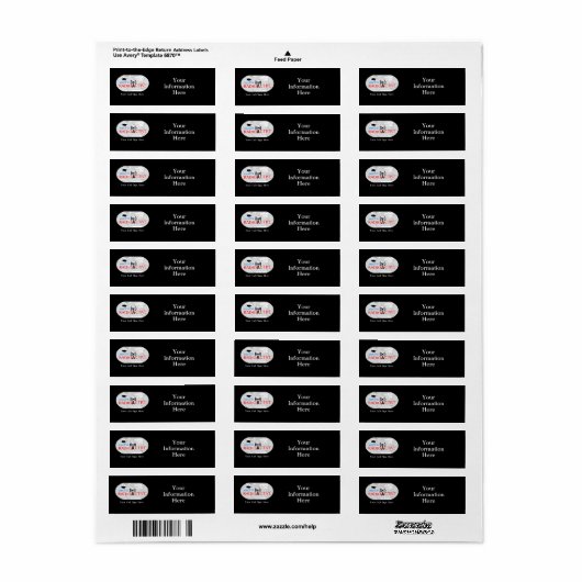 World Amateur Radio Active Etiket (Full Sheet)