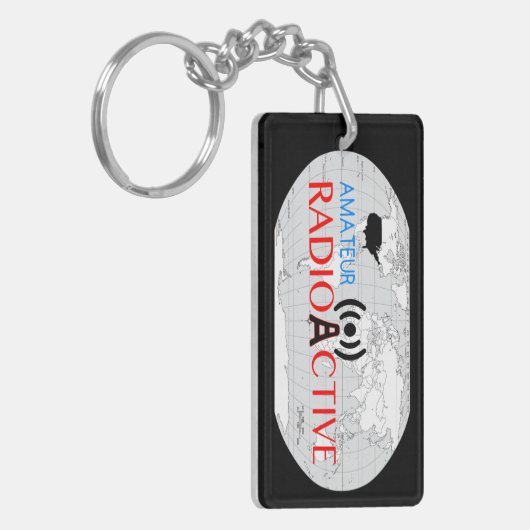 World Amateur Radio Sleutelhanger (Voorkant Links)