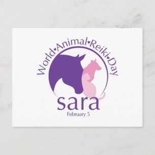 World Animal Reiki Day Design Briefkaart