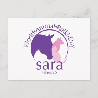 World Animal Reiki Day Design Briefkaart
