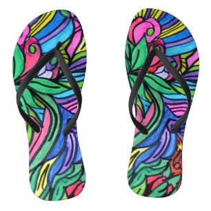 World Art Celebration Flip Flop
