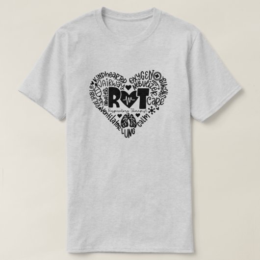 World Art Respiratory Therapy T-shirt (Design voorkant)