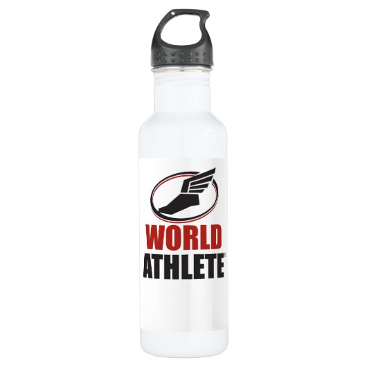 World Athlete® Custom Water Bottle Waterfles (Voorkant)