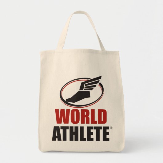 World Athlete® Grocery Tas (Voorkant)