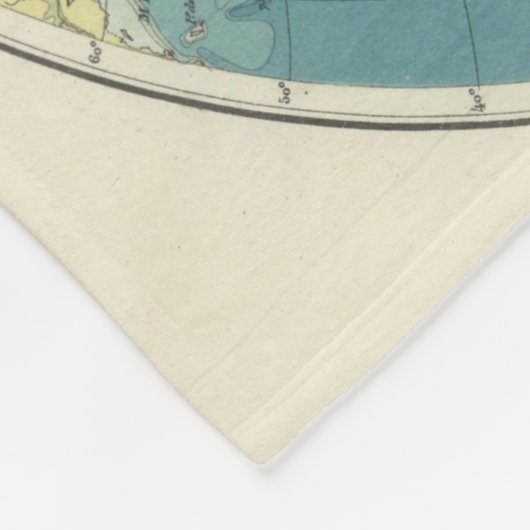 World Atlas Map 2 Fleece Deken (Hoek)