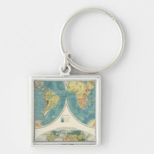 World Atlas Map 2 Sleutelhanger