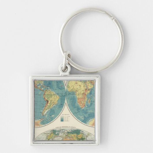 World Atlas Map 2 Sleutelhanger (Voorkant)