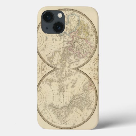 World Atlas Map Case-Mate iPhone Case (Achterkant)