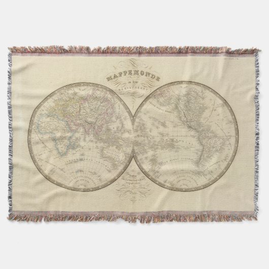 World Atlas Map Deken (Voorkant)