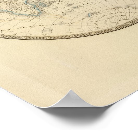 World Atlas Map Poster (Hoek)