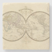 World Atlas Map Stenen Onderzetter (Voorkant)