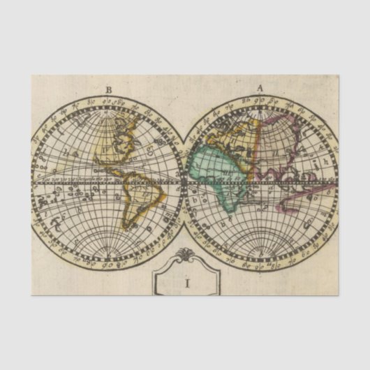 World Atlas Tissuepapier (Voorkant)