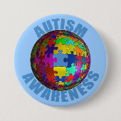 World Autism Awareness Button (Voorkant)